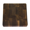 Walnut End Grain Butcher Block Gourmet Cutting Board (12" x 12")