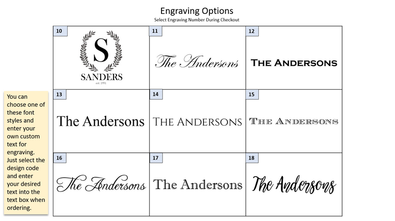 Personalized Rocks Glass - Engraved - Choose your design