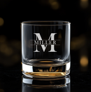 Personalized Rocks Glass - Engraved - Choose your design