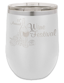 Custom Logo Drinkware - 12oz Stemless Wine Glasses