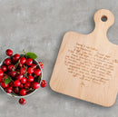 Engraved Maple Artisan Recipe Board (12"x8")