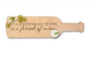 Personalized Wine Bottle Shape Cheese Board (15"x4")
