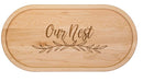 Oval Maple Wood Cheeseboard 20 x 9"