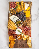 Personalized Walnut Live Edge Charcuterie Board 24"x14"