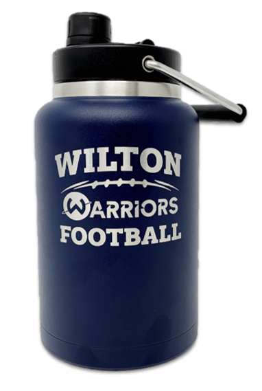 Wilton Warriors Youth Football Half Gallon Jug