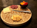 Personalized Engraved Word Cloud 16" Maple Lazy Susan, Serving Tray, Charcuterie Tray