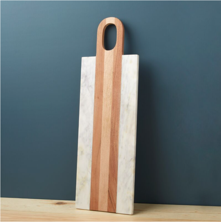 MOA WOOD and MARBLE LONG BOARD