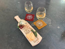 Personalized Wine Bottle Shape Cheese Board (15"x4")
