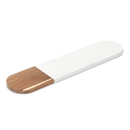 Acacia and Marble Long Oval Cheese Board